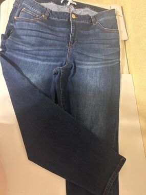 Celebrity Pink Skinny Jeans in Dark Blue Wash